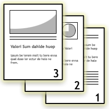 Illustration of reverse collating